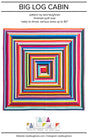 Big Log Cabin Quilt Pattern by Tara Faughnan