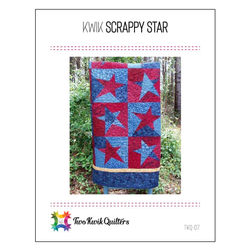 Kwik Scrappy Star Quitl Pattern by Karie Jewell