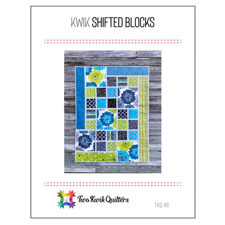 Back of the Kwik Shifted Blocks Quilt Pattern by Karie Jewell