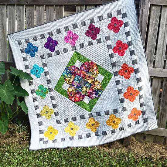Kwik Spanish Tiles Quilt Pattern by Karie Jewell