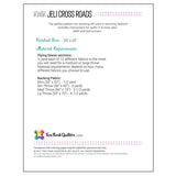 Kwik Jeli Cross Roads Quilt Pattern by Karie Jewell