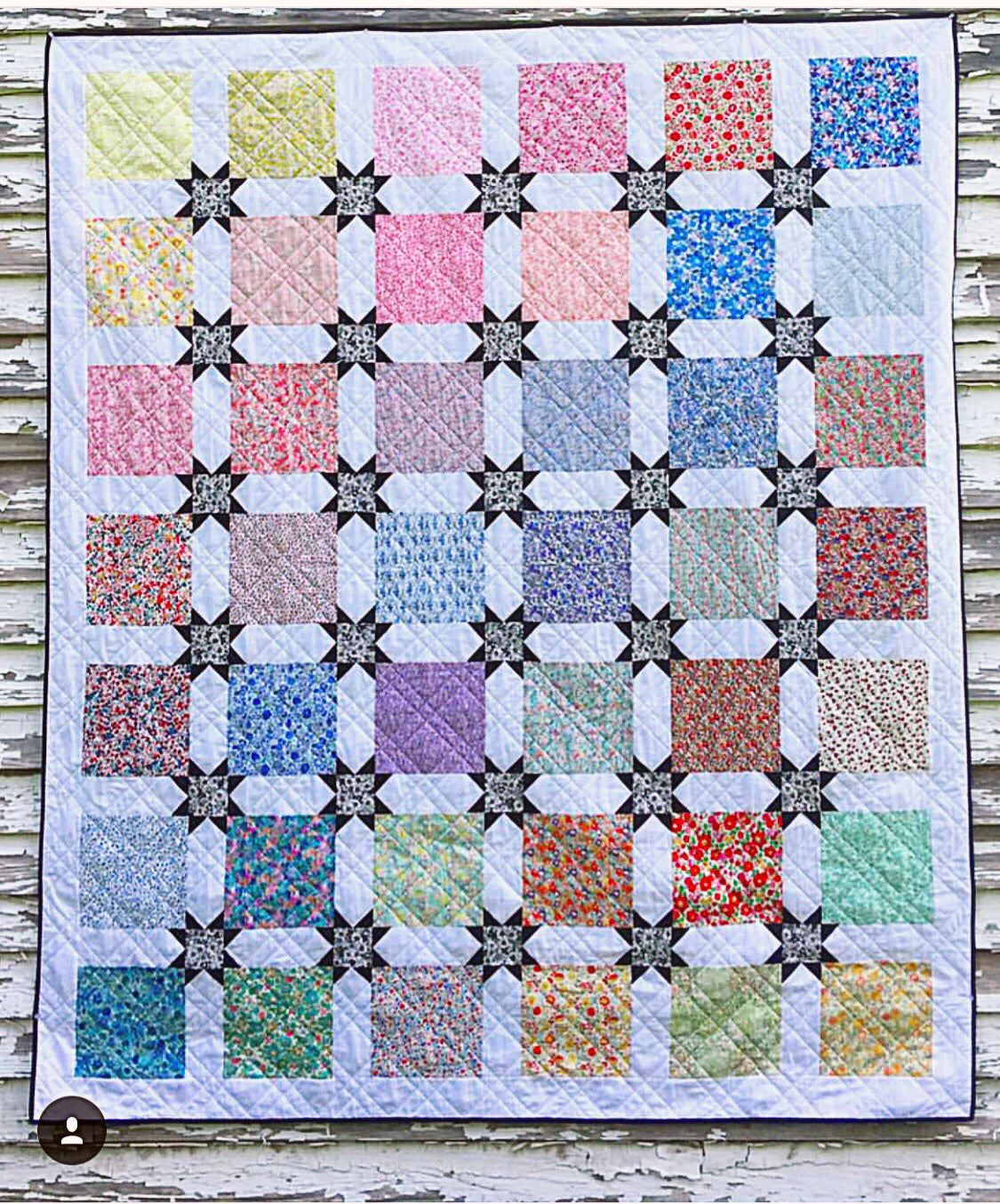 Kwik Evening Star Quilt Pattern by Karie Jewell