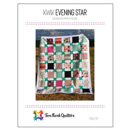 Kwik Evening Star Quilt Pattern by Karie Jewell