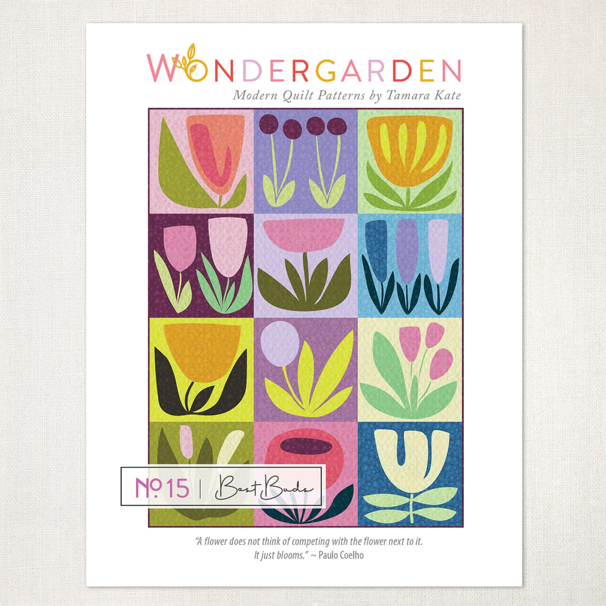 Best Buds Quilt Pattern by Tourmaline & Thyme Quilts