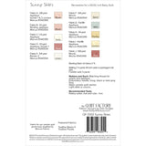 Back of the Sunny Skies Quilt Pattern by The Quilt Factory