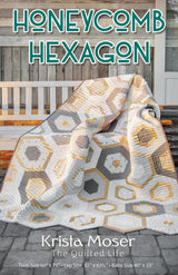 Honeycomb Hexagon Quilt Pattern by Krista Moser, The Quilted Life