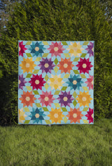 Dancing Dahlias Quilt Pattern by The Quilted Life