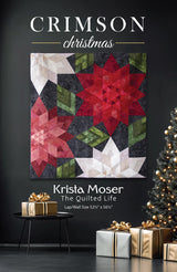 Crimson Christmas Quilt Pattern by The Quilted Life