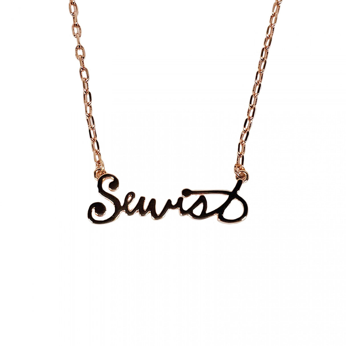 Sewist Necklace 20" - Rose Gold