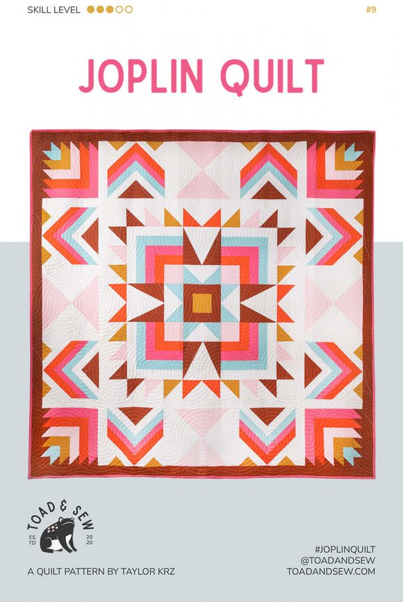 Joplin Quilt Pattern by Toad and Sew