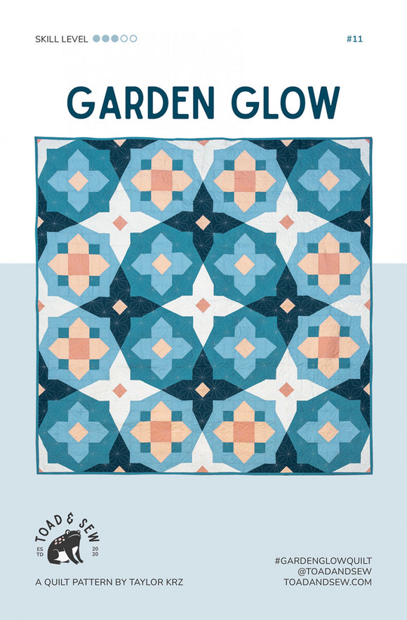Garden Glow Quilt Pattern by Toad and Sew