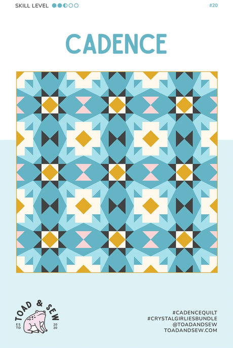 Cadence Quilt Pattern by Toad and Sew