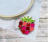 Strawberry Patch Needle Minder Quilt Pattern by The Tipsy Needle