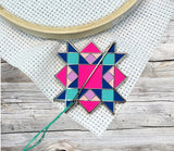 Quilt Star Needle Minder Quilt Pattern by The Tipsy Needle