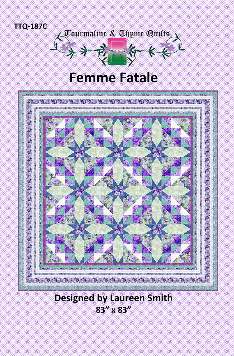 Femme Fatale Quilt Pattern by Touramaline & Thyme