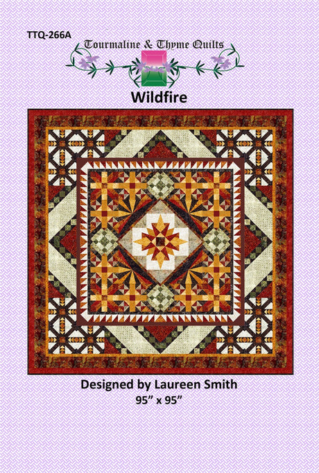 Wildfire Quilt Pattern by Touramaline & Thyme