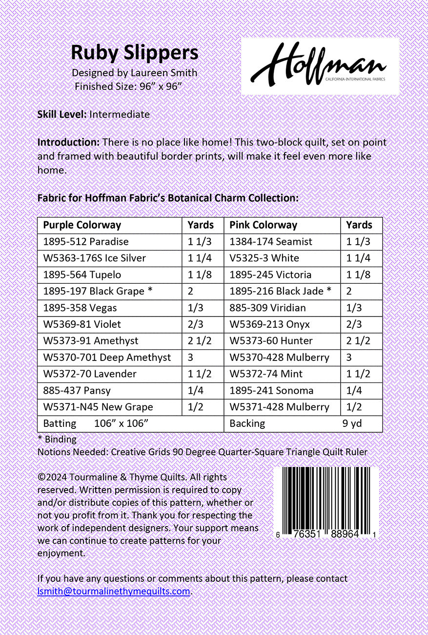 Ruby Slipper Pattern Ruby Slippers Quilt Pattern – Quilting Books Patterns and Notions