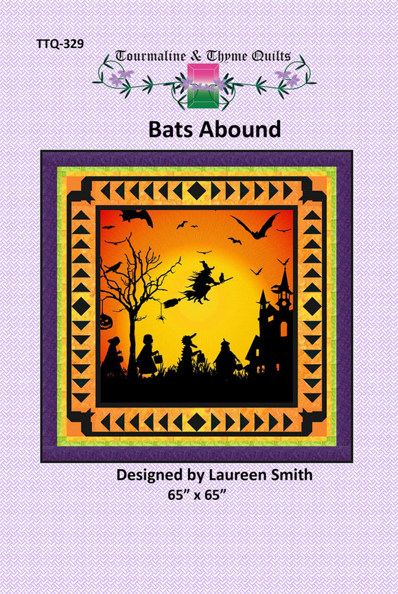 Bats Abound Quilt Pattern by Tourmaline & Thyme Quilts