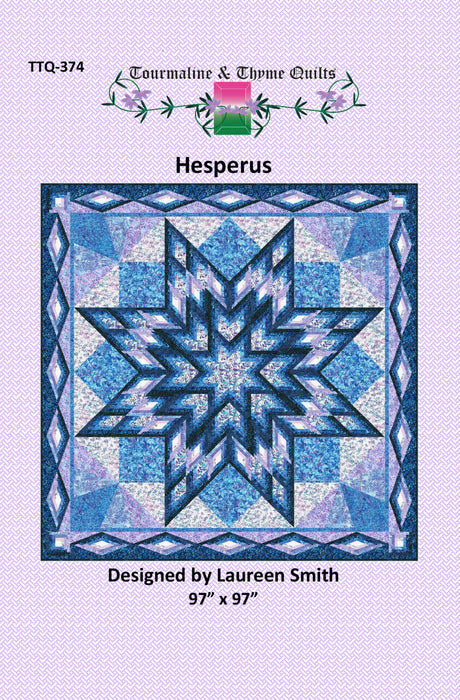 Hesperus Quilt Pattern by Tourmaline & Thyme Quilts