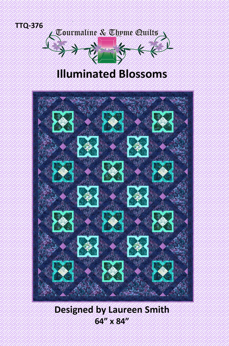 Illuminated Blossoms Quilt Pattern – Quilting Books Patterns and Notions