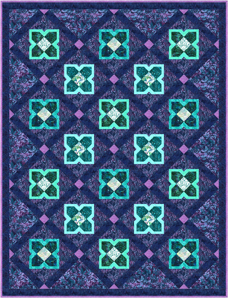 Illuminated Blossoms Quilt Pattern – Quilting Books Patterns and Notions