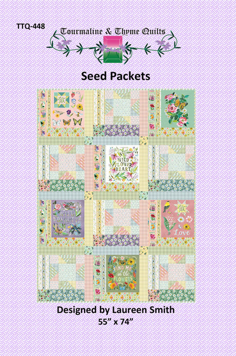 Seed Packets Quilt Pattern by Tourmaline & Thyme Quilts