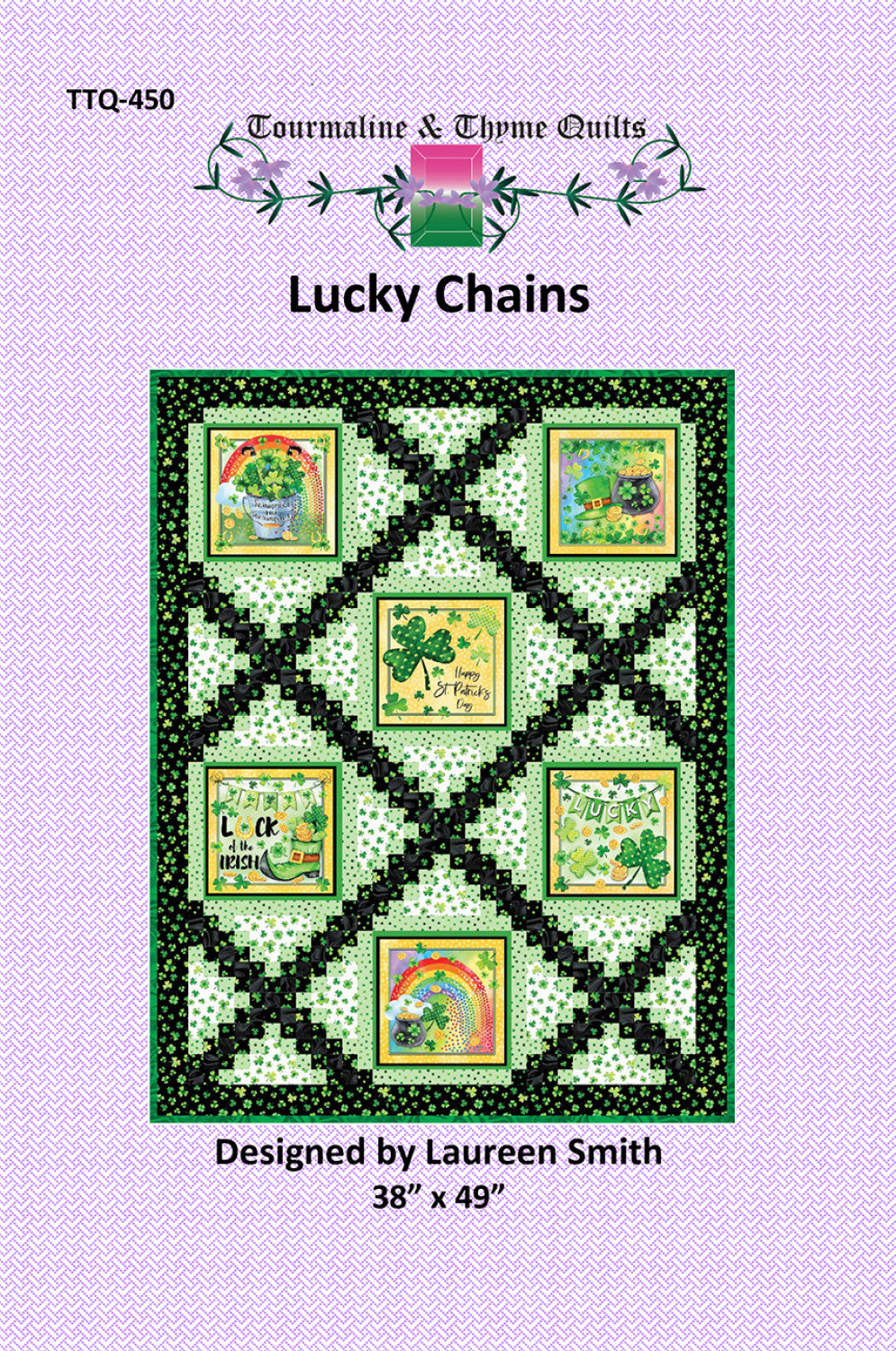 Lucky Chains Quilt Pattern by Tourmaline & Thyme Quilts