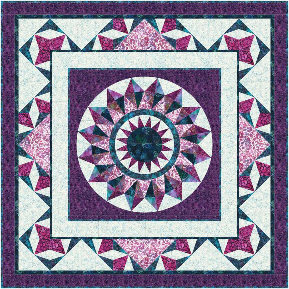 Salisbury Star Quilt Pattern by Tourmaline & Thyme Quilts