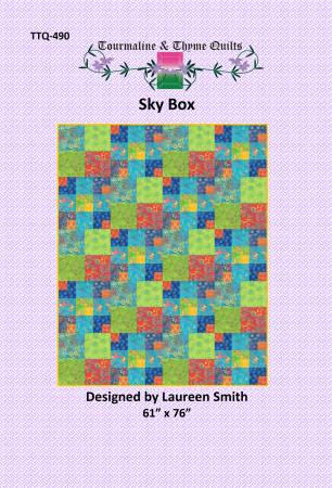 Sky Box Quilt Pattern by Tourmaline & Thyme Quilts