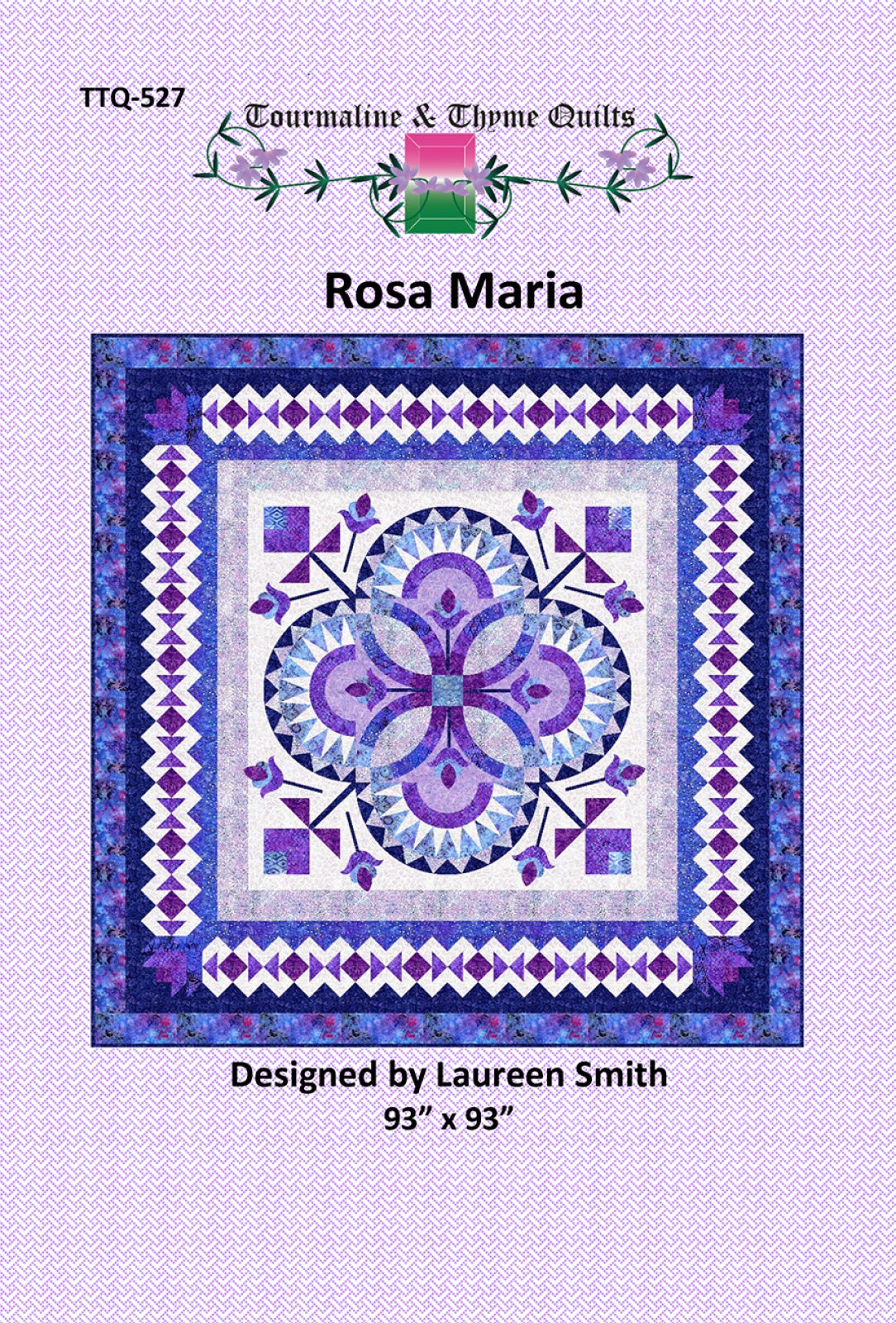 Rosa Maria Quilt Pattern by Touramaline & Thyme