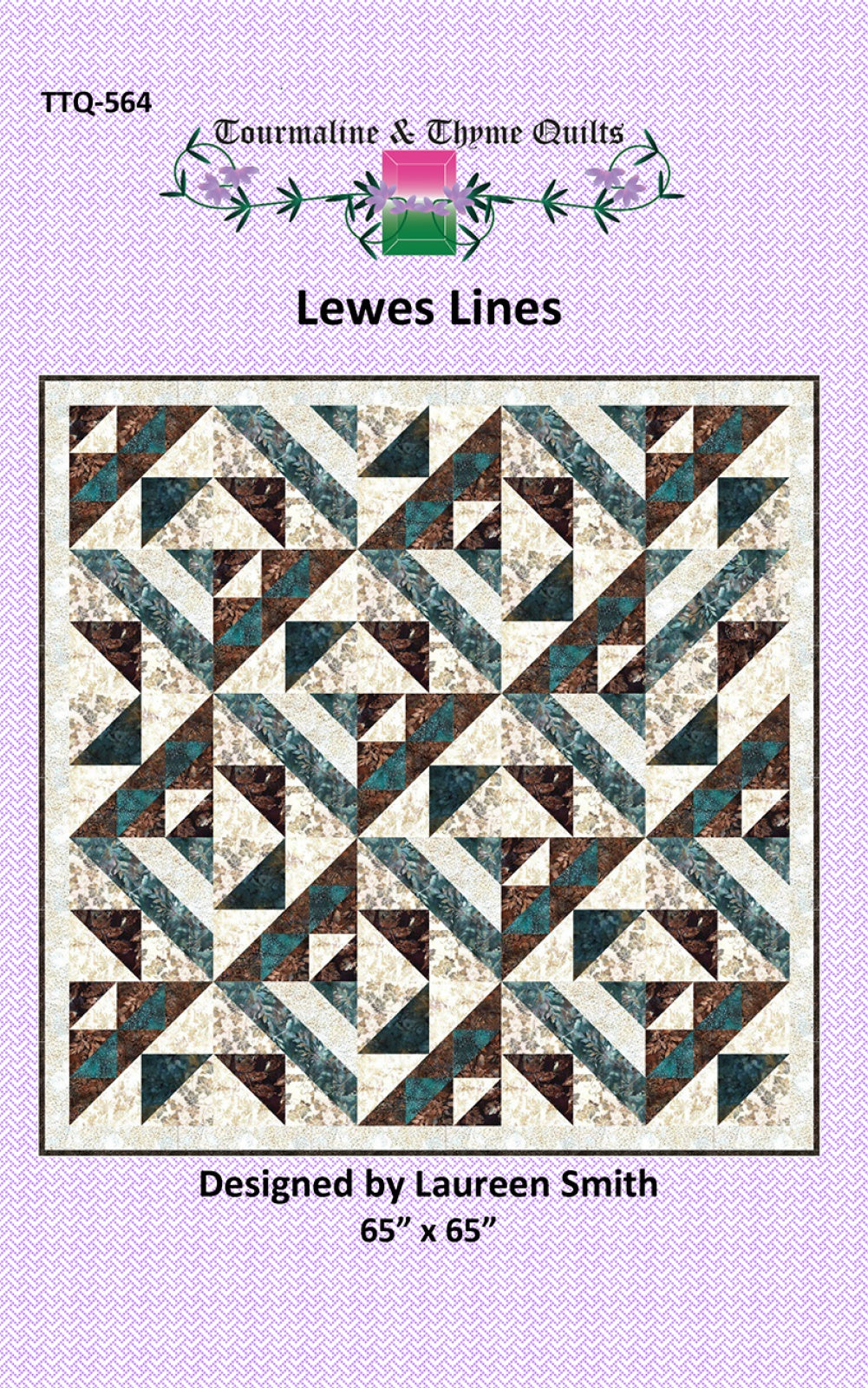 Lewes Lines Quilt Pattern by Touramaline & Thyme