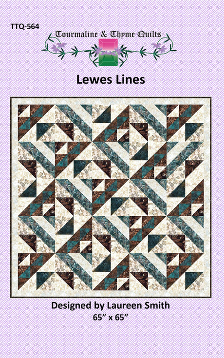 Lewes Lines Quilt Pattern by Touramaline & Thyme