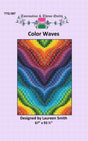 Color Waves Quilt Pattern by Touramaline & Thyme