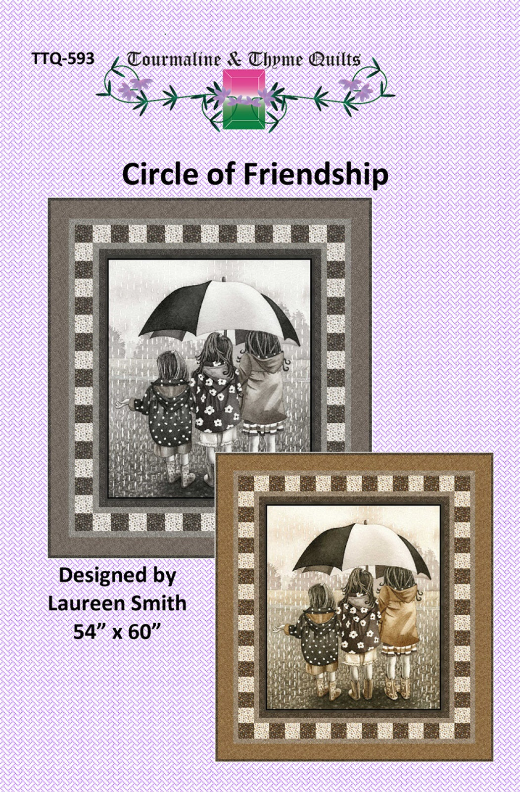 Circle of Friendship Quilt Pattern by Touramaline & Thyme