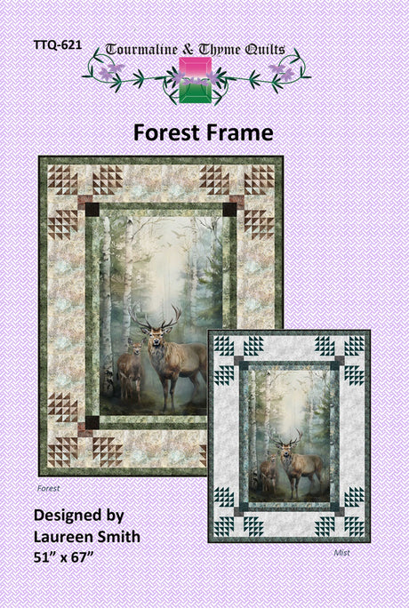 Forest Frame Quilt Pattern by Touramaline & Thyme