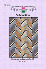 Subduction Quilt Pattern by Touramaline & Thyme