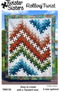 Rolling Twist Quilt Pattern by Twister Sisters Designs