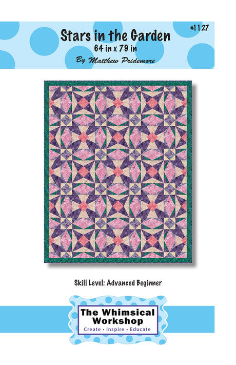 Stars in the Garden Quilt Pattern by Whimsical Workshop