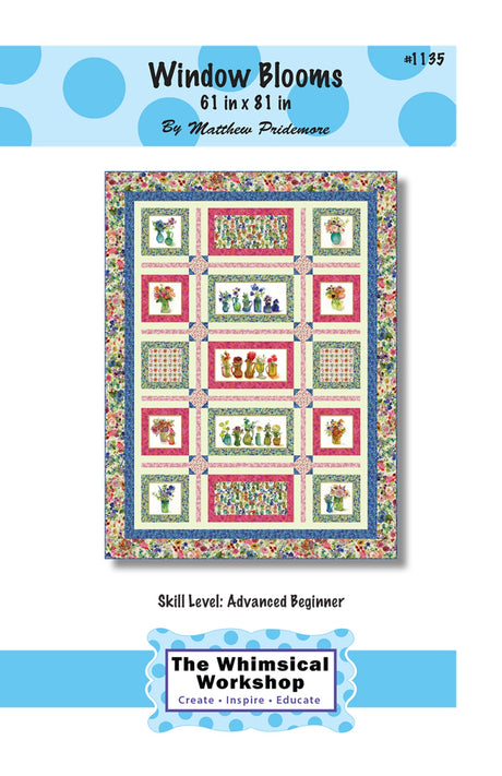 Window Blooms Quilt Pattern by Whimsical Workshop