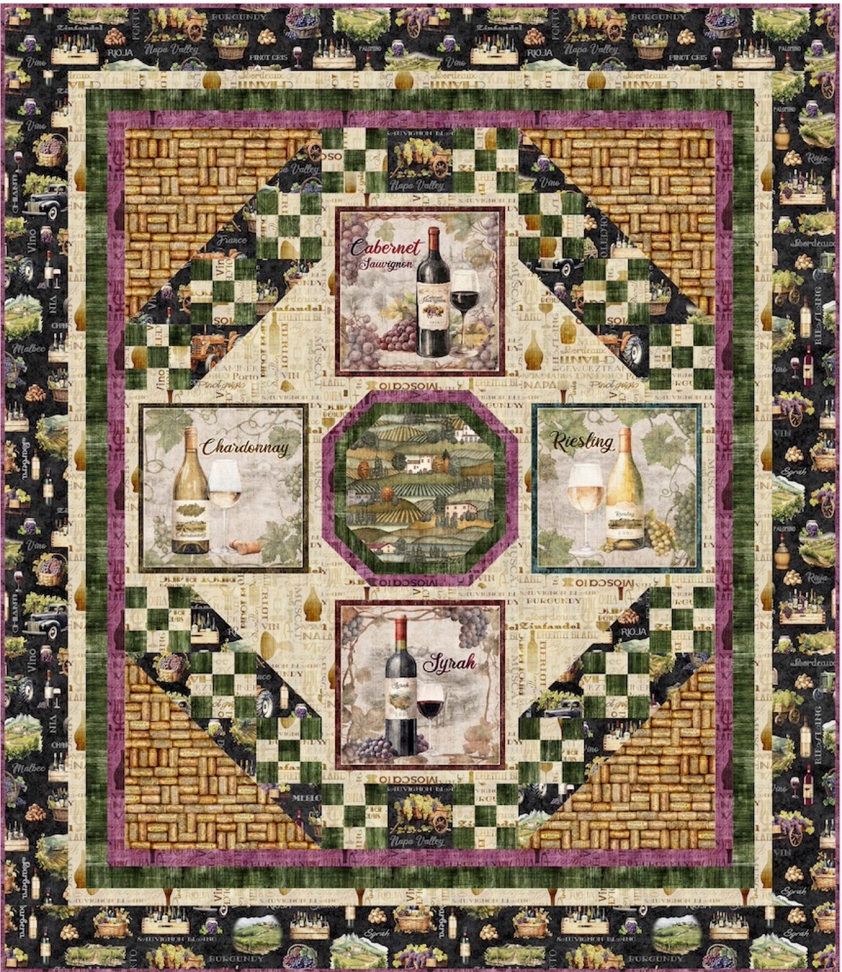 Tasting Tour Downloadable Pattern by Pine Tree Country Quilts