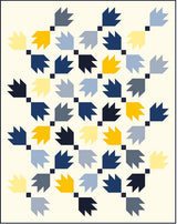 Tea Leaves Quilt Pattern by Meadow Mist Designs