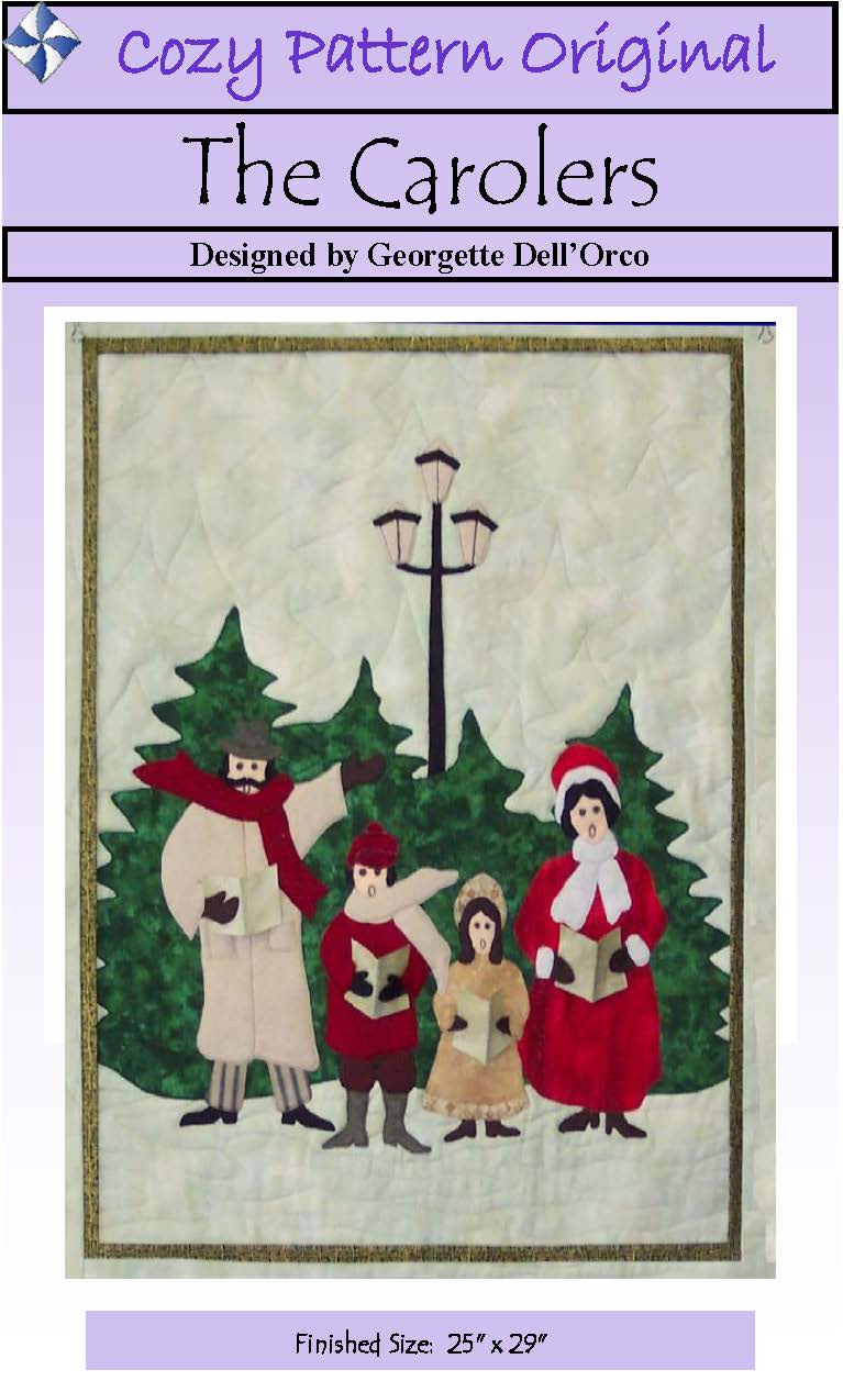 The Carolers Downloadable Pattern by Cozy Quilt Designs