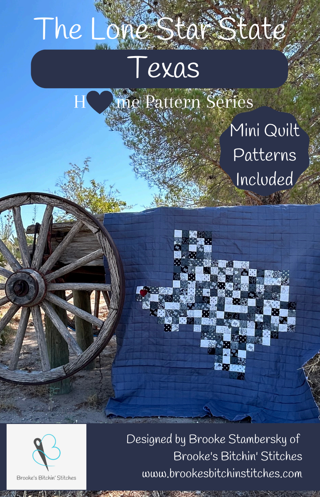 The Lone Star State Texas Downloadable Pattern By Brooke's Bitchin' Stitches