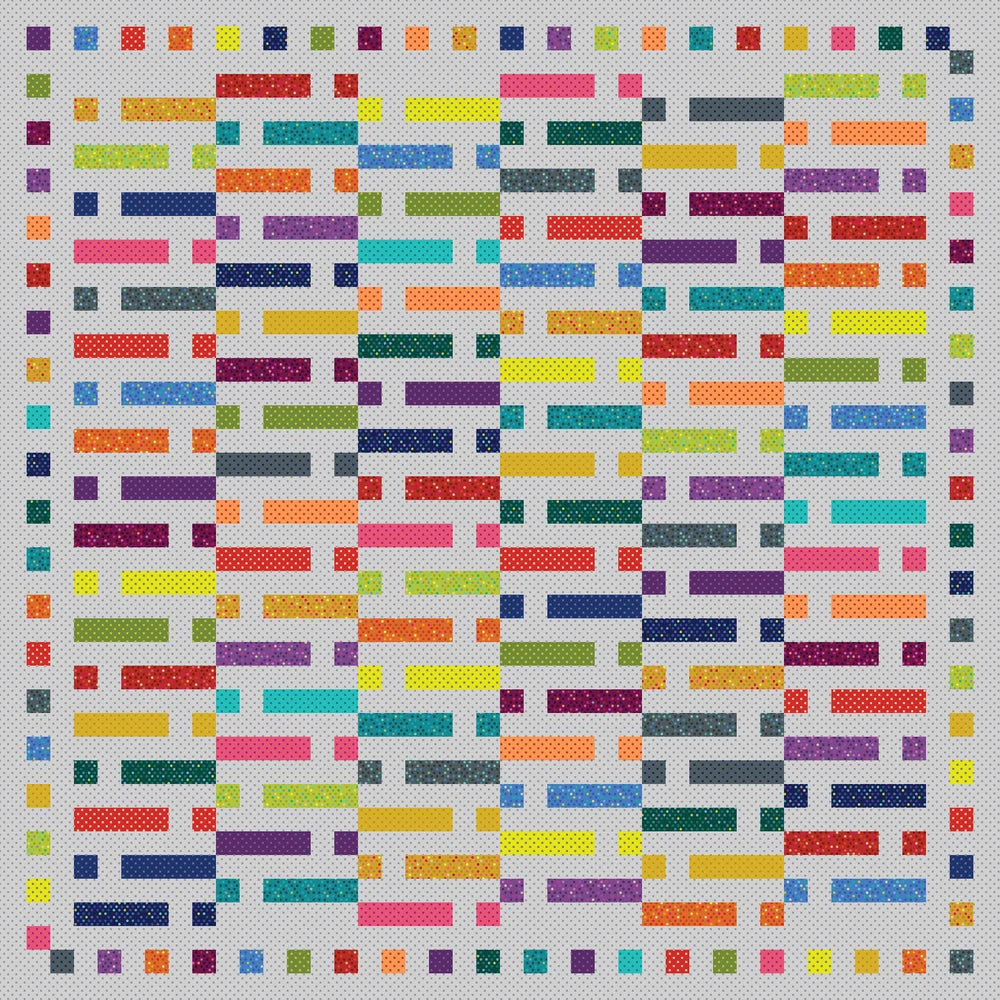 Ticker Tape Downloadable Pattern by Christa Quilts