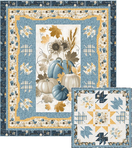 Tossed Leaves and Pumpkins Downloadable Pattern by Pine Tree Country Quilts