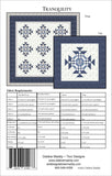 Back of the Tranquility Quilt Pattern by Calico Carriage