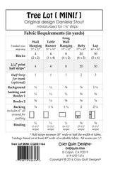 Back of the Tree Lot [MINI] Downloadable Pattern by Cozy Quilt Designs