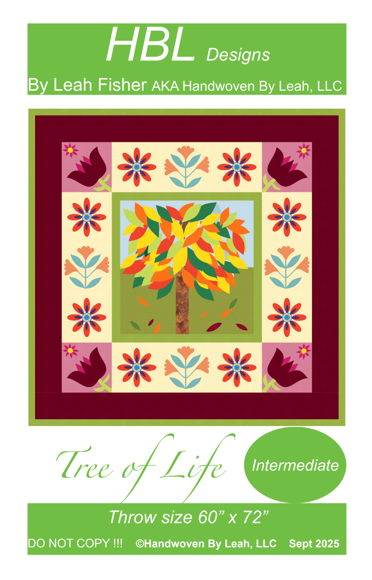 Tree of Life Quilt Pattern by Handwoven By Leah