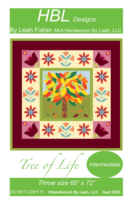Tree of Life Quilt Pattern by Handwoven By Leah