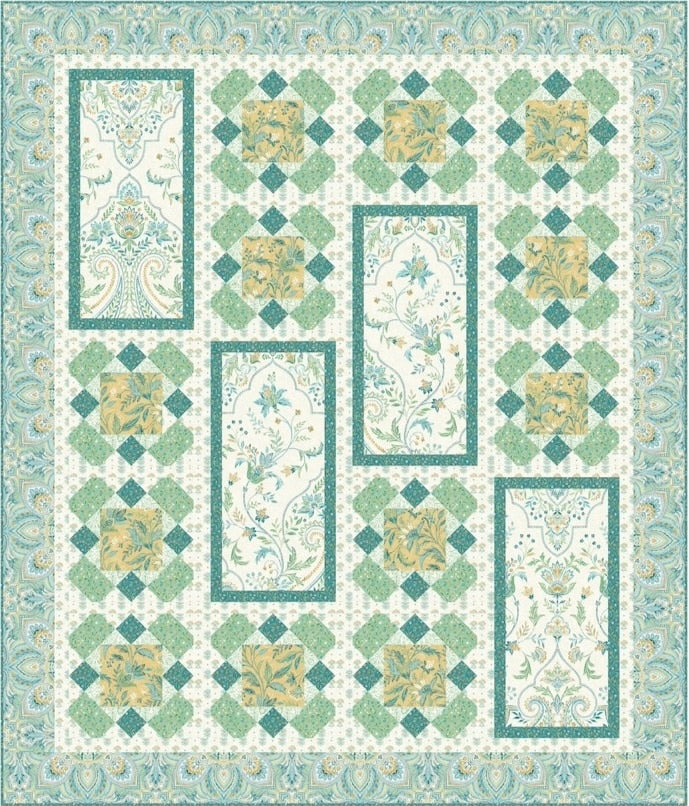 Trellised Garden Downloadable Pattern by Pine Tree Country Quilts